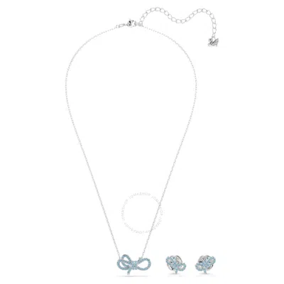Swarovski Lifelong Crystal Bow Necklace Set