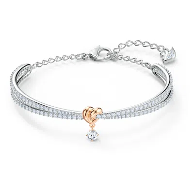 Swarovski Lifelong Heart Armreif In 白色