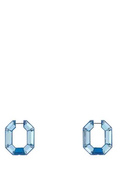 Swarovski Light Blue Crystal Lucent Earrings