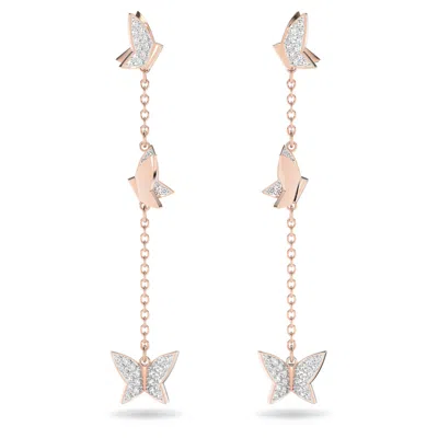 Swarovski Lilia Drop Earrings In White