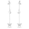 Swarovski Lilia Drop Earrings In White