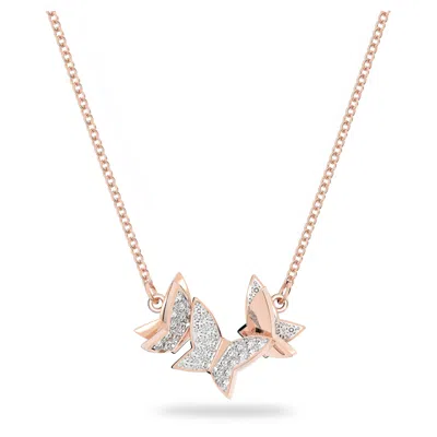 Swarovski Lilia Necklace In Pink