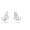 Swarovski Lilia Stud Earrings In White