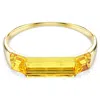 Swarovski Lucent Gold-tone Plated Bangle Bracelet In Gold