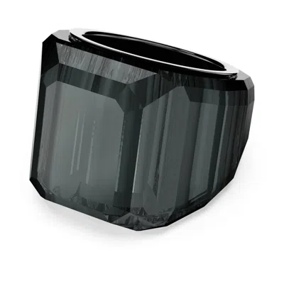 Swarovski Lucent Cocktail Ring In Black