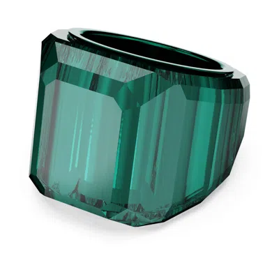 Swarovski Lucent Cocktail Ring In Green