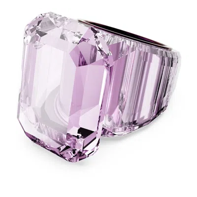 Swarovski Lucent Cocktail Ring In Pink