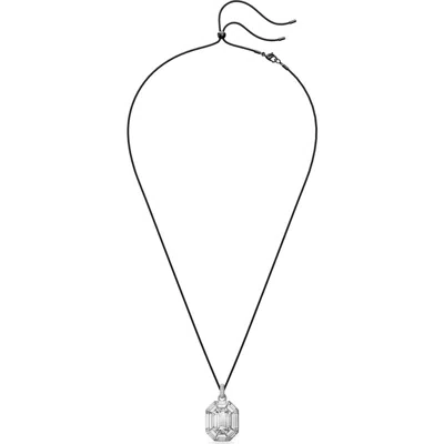 Swarovski Lucent Crystal Pendant Necklace In Multicolor