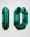 Swarovski Lucent Hoop Earrings In Green