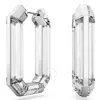 Swarovski Lucent Polished-finish Earrings In White
