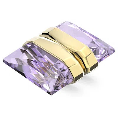 Swarovski Lucent Ear Cuff In Purple