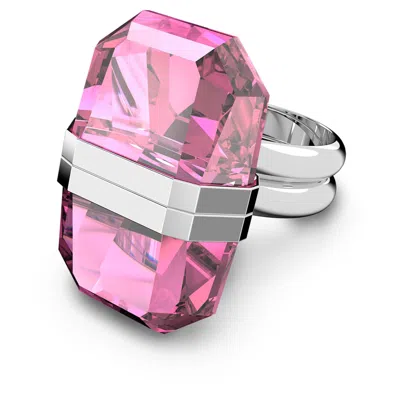 Swarovski Lucent Ring In Pink