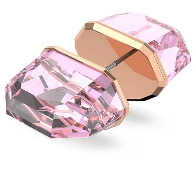Swarovski Lucent Stud Earring In Pink
