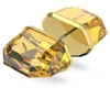 Swarovski Yellow Lucent Gold-tone Plated Stud Earring In Yellow