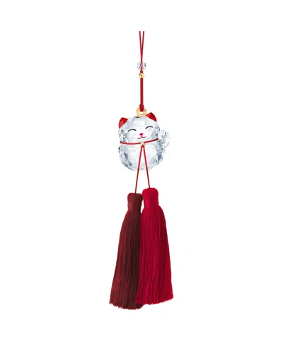Swarovski Lucky Cat Ornament In Multicolored