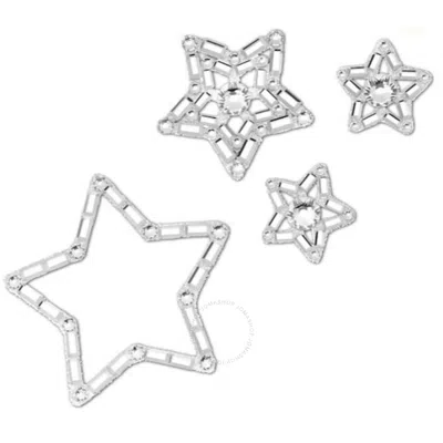 Swarovski Luna Other Body Jewels Rhodium Shiny Crystal In White