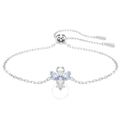 Swarovski Magic Angel Rhodium Plated Bracelet In Metallic