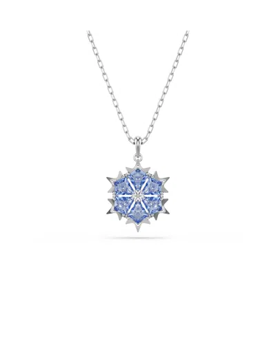 Swarovski Magic Rhodium Plated Pendant Necklace In Metallic