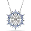 Swarovski Magic Snowflake Pendant And Brooch In Silver