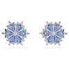 Swarovski Magic Stud Earrings In Blue