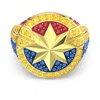 Swarovski Marvel Captain Marvel Ring In 黃色