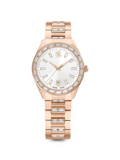 Swarovski Matrix 40mm Watch In Transparent