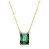 Swarovski Matrix Pendant Gold Shiny Green In Green