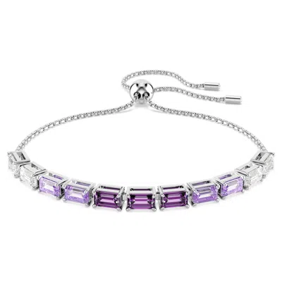 Swarovski Matrix Armband In Violett