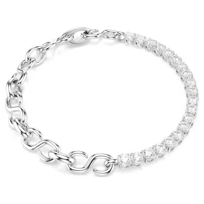 Swarovski Matrix Armband In White