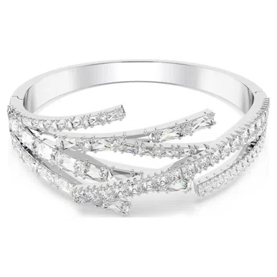 Swarovski Matrix Armreif In White