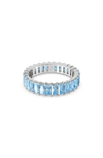 SWAROVSKI SWAROVSKI MATRIX BAGUETTE CRYSTAL ETERNITY RING