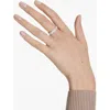 Swarovski Matrix Ring In White Gold