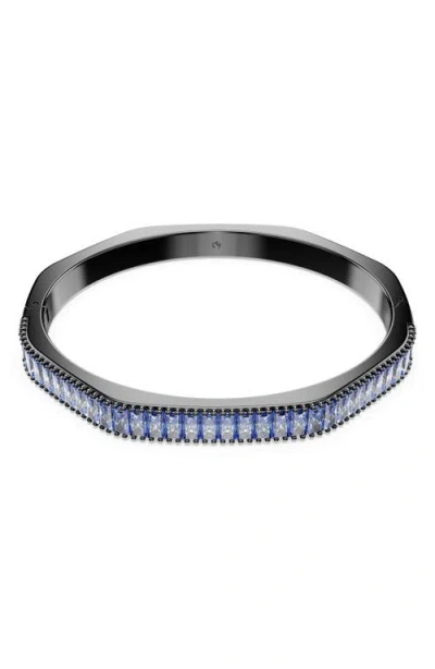 SWAROVSKI SWAROVSKI MATRIX BAGUETTE CRYSTAL OCTAGONAL BANGLE BRACELET