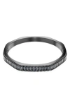 Swarovski Matrix Crystal Bangle In Grey