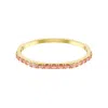 Swarovski Matrix Baguette Cut Bangle In Gold