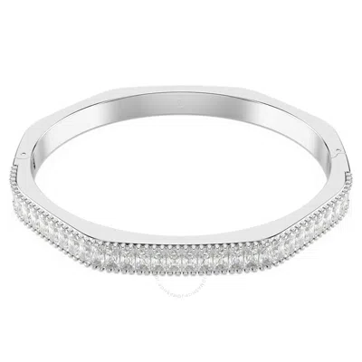 Swarovski Matrix Baguette-cut Bracelet In Weiss