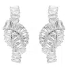 Swarovski Matrix Baguette Cut Crystal Earrings
