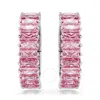Swarovski Matrix Baguette-cut Cuff Earrings