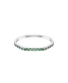 Swarovski Matrix Octagon-shape Bangle In Metallic