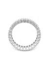 Swarovski Matrix Baguette-cut Ring In Metallic