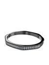 Swarovski Matrix Baguette-setting Octagon Bracelet In Black