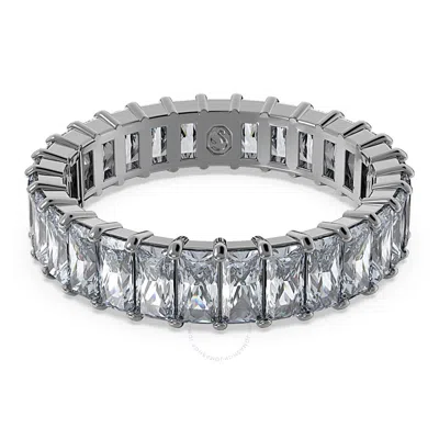 SWAROVSKI SWAROVSKI MATRIX BAND RING RUTHENIUM SHINY GREY