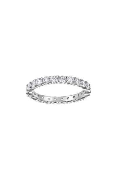 Swarovski Matrix Band Ring In Metallic