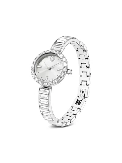 Swarovski Matrix Bangle 25mm In Silver