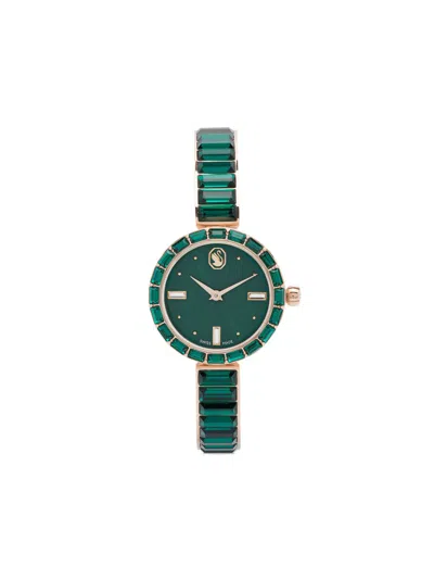 Swarovski Matrix Bangle 25mm In Green