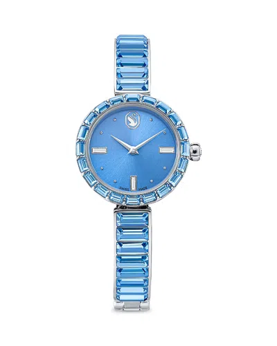 Swarovski Matrix Bangle Watch, 25mm In Blue