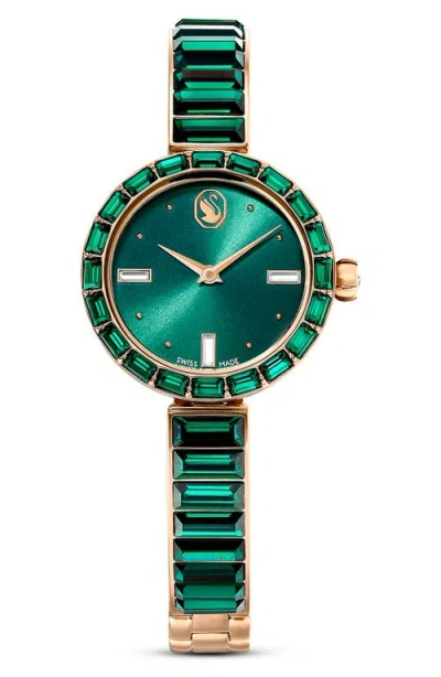 Swarovski Matrix Bracelet Watch, 25mm In Green