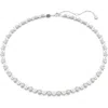 Swarovski Matrix Tennis Halskette In Silver