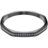 Swarovski Matrix Crystal Bangle In Metallic