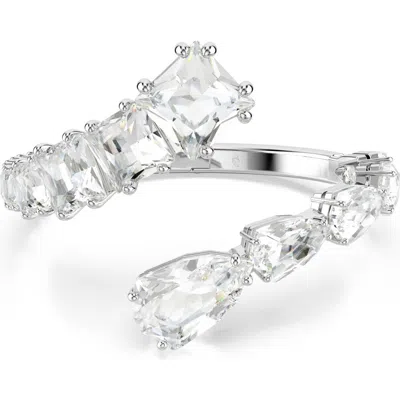 SWAROVSKI SWAROVSKI MATRIX CRYSTAL HINGED BANGLE